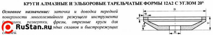 Круг алмазный 12А2-20град (тарельчатый) 100х3х2х20 SSD-2(АС4) 125/100 100% В2-01 8,0 карат "CNIC" фото №1 Круг алмазный 12А2-20град (тарельчатый) 100х3х2х20 SSD-2(АС4) 125/100 100% В2-01 8,0 карат "CNIC" фото №1