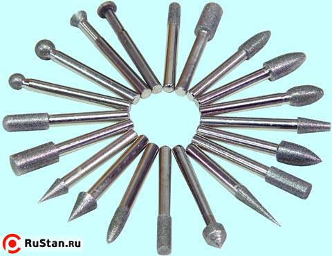 Набор головок алмазных из 20шт. D6,0 "CNIC" фото №1
