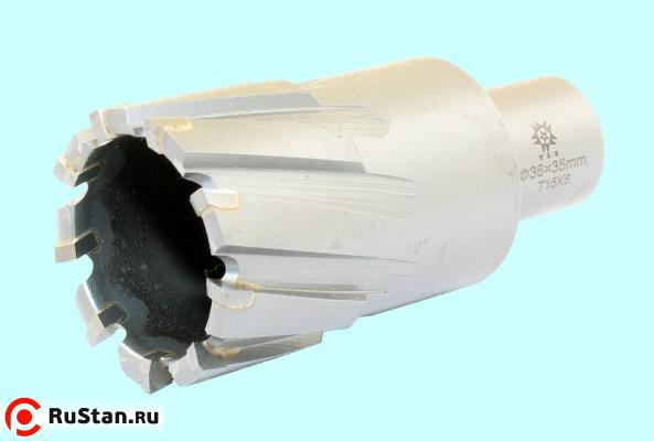 Сверло d 36х30 корончатое кольцевое Т15К6 хвостовик Weldon 19мм по металлу "CNIC" фото №1 Сверло d 36х30 корончатое кольцевое Т15К6 хвостовик Weldon 19мм по металлу "CNIC" фото №1