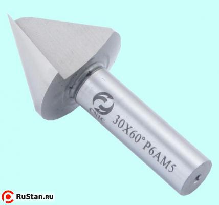 Фреза угловая - зенковка d 6,0х 7.0х 45 конус 60° dхв=5мм Р6АМ5 ц/х Z=1 DIN334 "CNIC" фото №1 Фреза угловая - зенковка d 6,0х 7.0х 45 конус 60° dхв=5мм Р6АМ5 ц/х Z=1 DIN334 "CNIC" фото №1