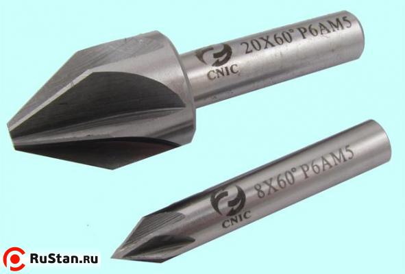 Зенковка d 8,0х12.0х 48 конус 60° dхв=8мм Р6АМ5 ц/х Z=6 DIN334A "CNIC" фото №1 Зенковка d 8,0х12.0х 48 конус 60° dхв=8мм Р6АМ5 ц/х Z=6 DIN334A "CNIC" фото №1