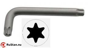 Ключ TORX Т 7 L 48х16мм CrV "CNIC" фото №1 Ключ TORX Т 7 L 48х16мм CrV "CNIC" фото №1