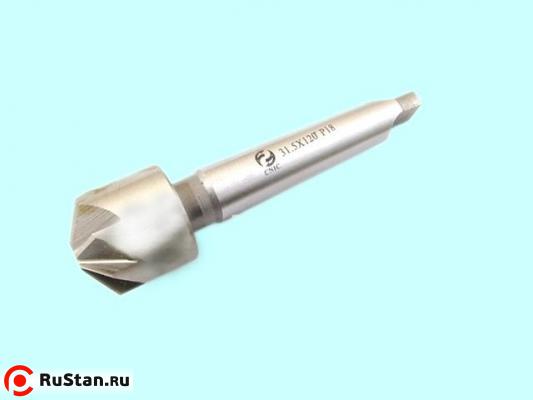 Зенковка d16,0х 20х 93 конус 120° Р18 к/х Z=6 КМ1 DIN335B "CNIC" фото №1 Зенковка d16,0х 20х 93 конус 120° Р18 к/х Z=6 КМ1 DIN335B "CNIC" фото №1