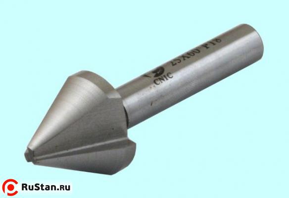 Фреза угловая - зенковка d 12,5х20.0х 52 конус 60° dхв=8мм Р18 ц/х Z=3 DIN334C "CNIC" фото №1 Фреза угловая - зенковка d 12,5х20.0х 52 конус 60° dхв=8мм Р18 ц/х Z=3 DIN334C "CNIC" фото №1