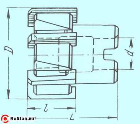 Развертка d 75,0х50х80х27 Н9 насадная Р6М5 со вставными ножами Z=8  фото №1