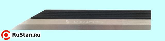 Линейка Лекальная тип ЛД- 125*30° кл.точн.00 с двухсторонним скосом ножевидной формы DIN874 "TLX" фото №1