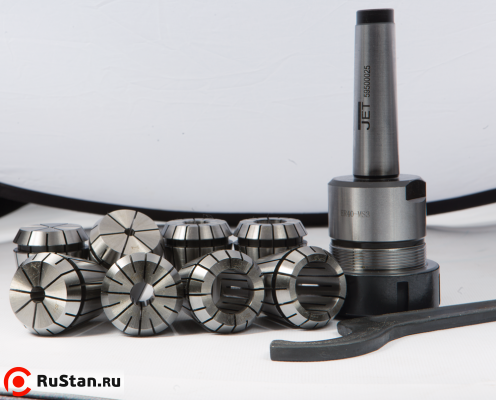 Цанговый патрон МК3/ER40 с набором из 8 цанг 3-26 мм фото №3 Цанговый патрон МК3/ER40 с набором из 8 цанг 3-26 мм фото №3