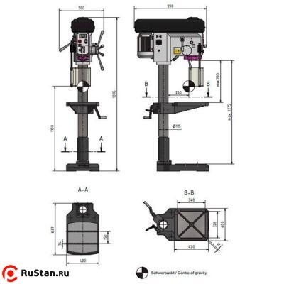 Вертикально-сверлильный станок OPTIdrill DH40BV фото №4 OPTIdrill DH40BV фото №4
