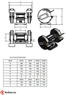Точильно-шлифовальный станок OPTIgrind GU 18 фото №4 OPTIgrind GU 18 фото №4
