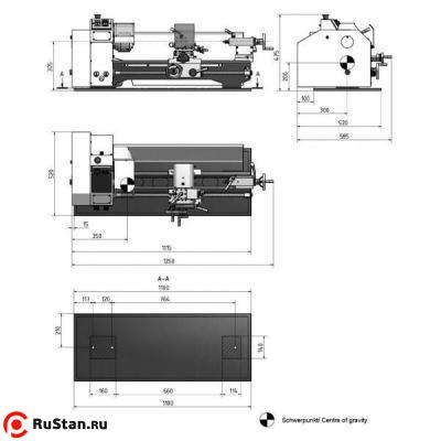 Настольный токарный станок OPTIturn TU 2506 фото №3 OPTIturn TU 2506 фото №3