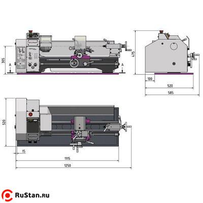 Настольный токарный станок OPTIturn TU 2506 фото №6 OPTIturn TU 2506 фото №6
