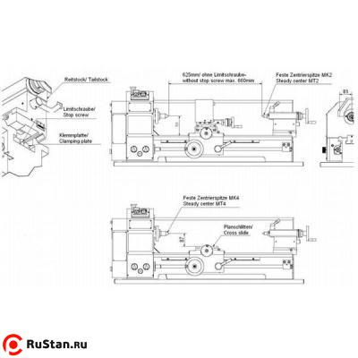 Настольный токарно-винторезный станок OPTIturn TU 2807 фото №5 OPTIturn TU 2807 фото №5