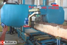 Процесс распиловки бревна на обрезную доску. фото №2 Авангард-ЛП-80-800 фото №2