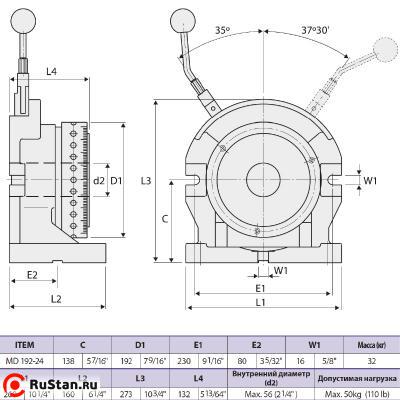 Устройство поворотное HSD-7 - характеристика фото №2 HSD-7 фото №2