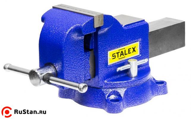 Тиски слесарные STALEX "Гризли", 100 х 100 мм., 360°, 9,5 кг. фото №2 "Гризли", 100 х 100 мм., 360°, 9,5 кг. фото №2