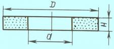 Круг ПП 150х20х32 64С 40 СТ  (GC F46 O-P) (ВАЗ)
