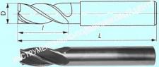 Фреза Концевая d 5,0х13х47 ц/х Р18 Z=3 