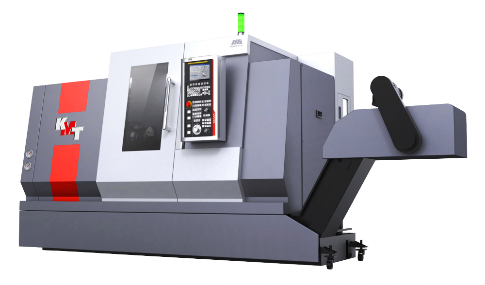 Токарный станок чпу с наклонной станиной. Токарный станок с ЧПУ KTL 56/500. Станок ktl56/500. Токарный станок с ЧПУ KTL 60/1000. Токарный станок КМТ kle360 с ЧПУ.